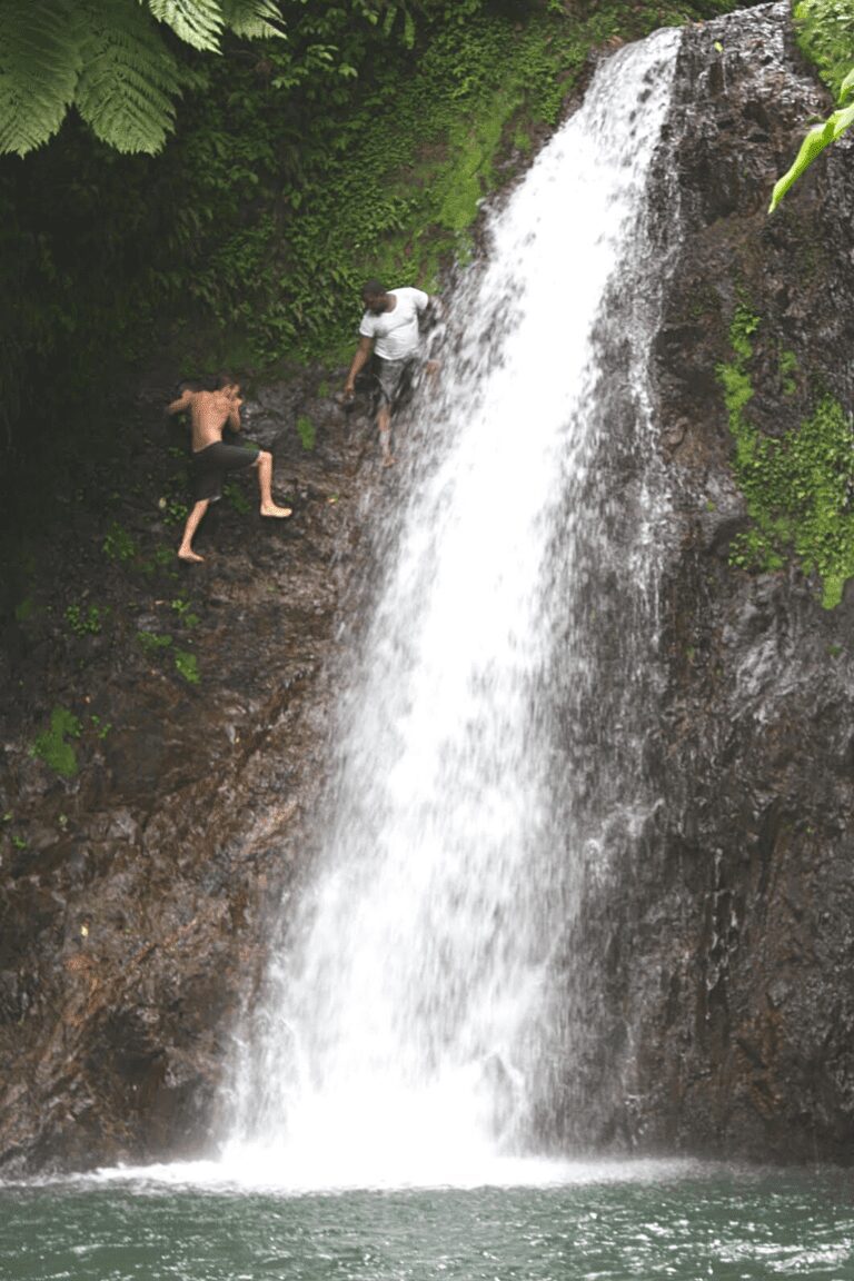 Hike Seven SIsters falls if traveling to Grenada with older and adventurous kids