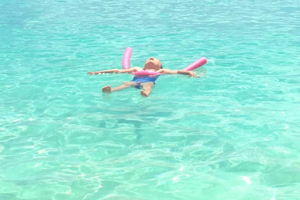One of the best beaches in St Martin for kids