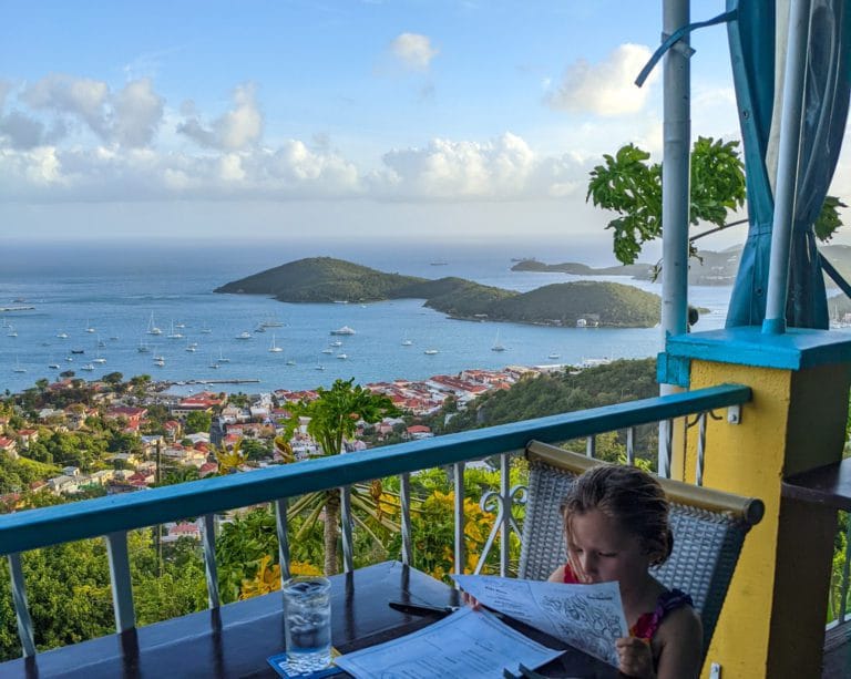 view of Water Island USVI from St Thomas