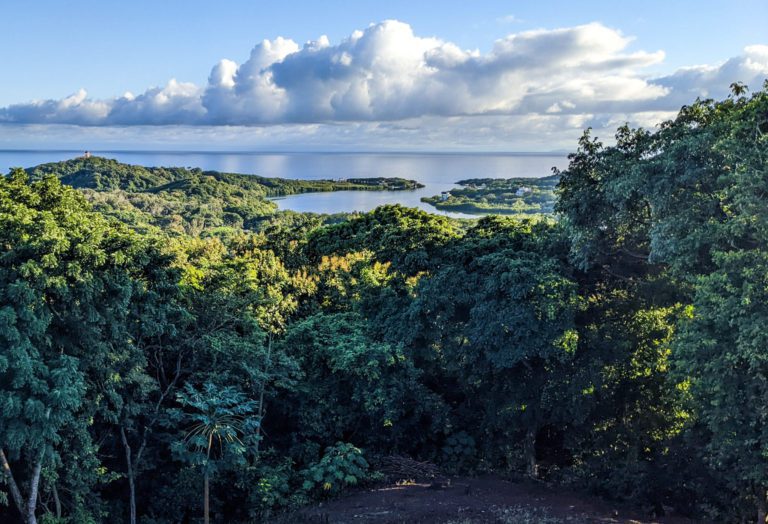 Our Roatan destination guide takes you to Roatan's East End, with these views of the ocean.