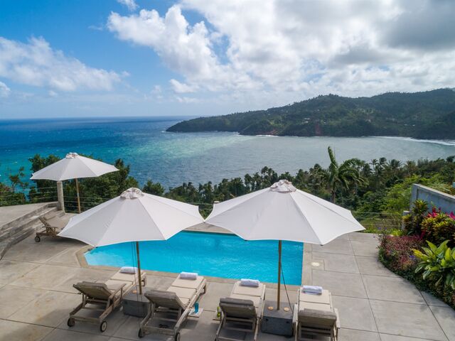 Caribbean Resort with Private pool at Family-friendly hotel in Dominica - Pagua Bay House