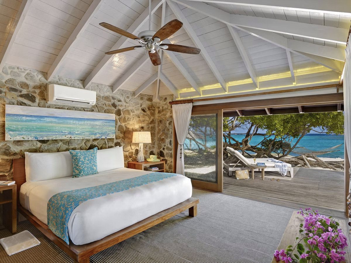 two-bedroom beach villa at Petit St Vincent