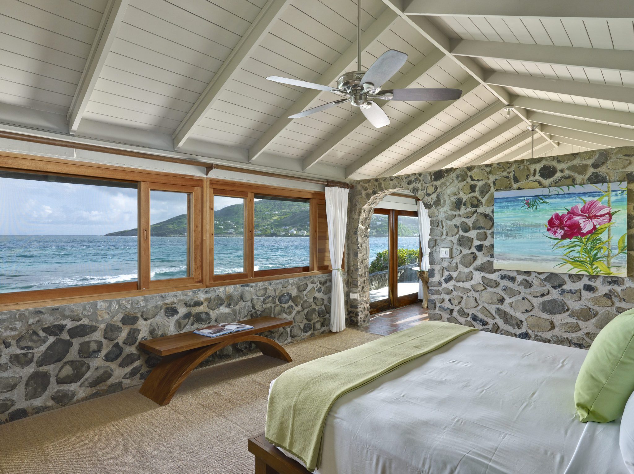 One-bedroom cottage for families at Petit St Vincent private Caribbean island