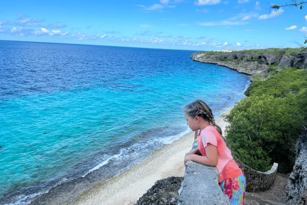 Infographic highlighting why Bonaire is one of the best Caribbean islands for families.