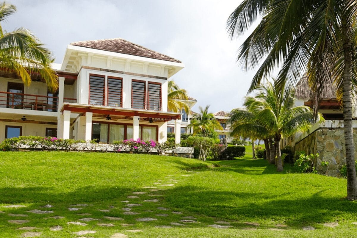 Caribbean hotel with ground floor room for family