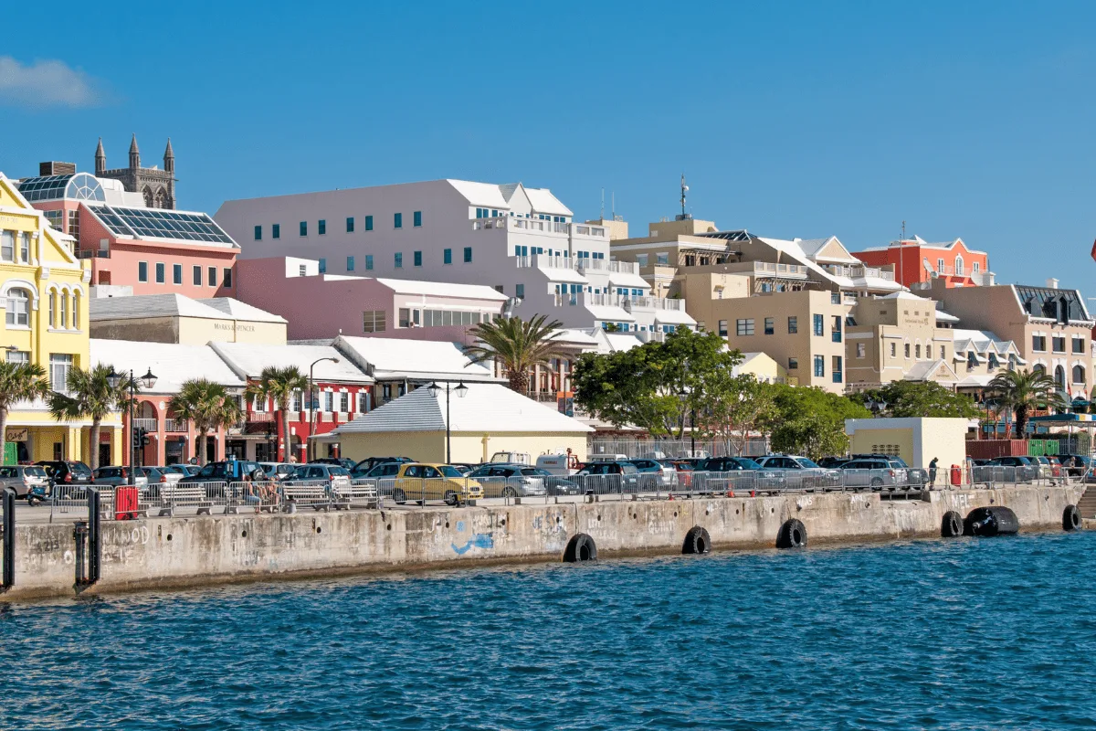 Landscape of Hamilton Bermuda