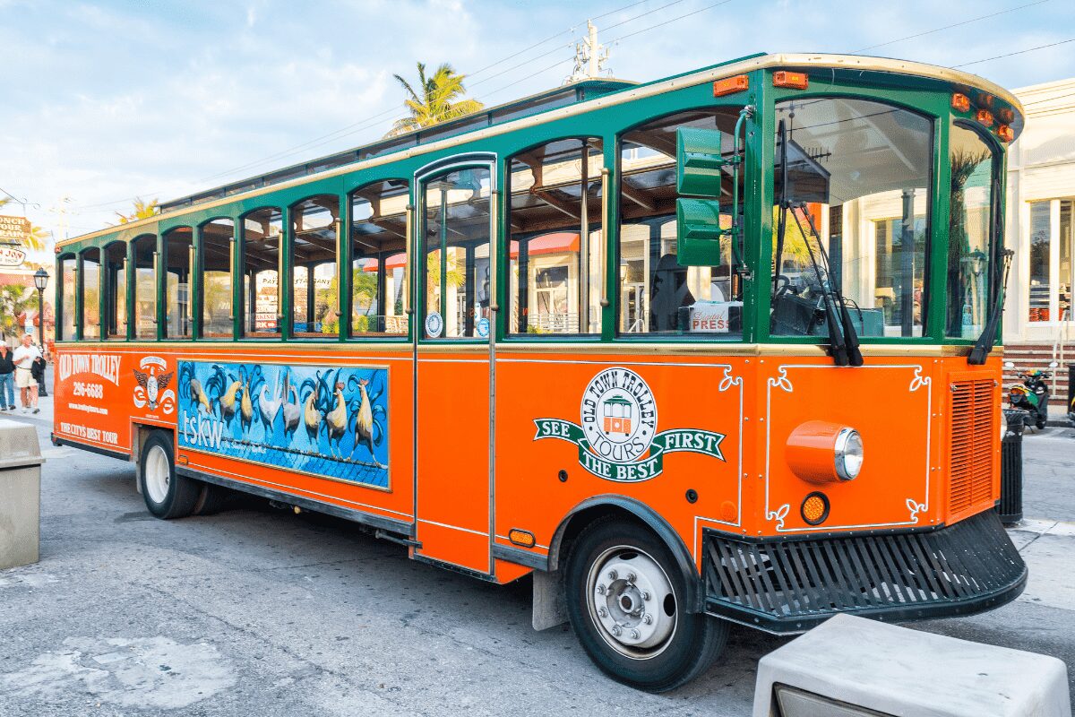 Trolley in Key West