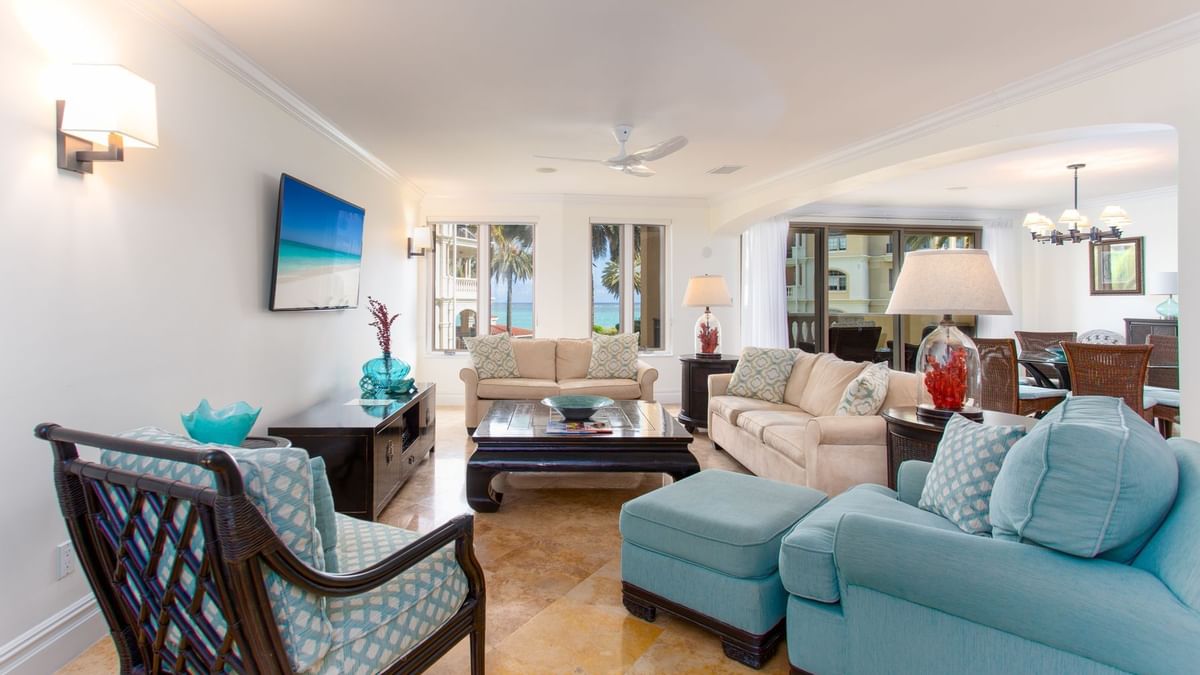 Large family suite at The Somerset on Grace Bay