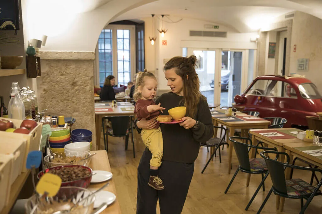 Mom and Child at Martinhal Chiado