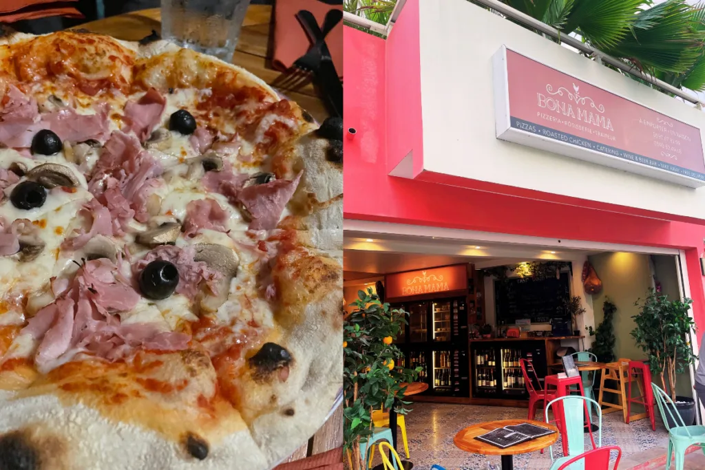 Family-friendly dining at Bon Mama Pizzeria- Saint Martin