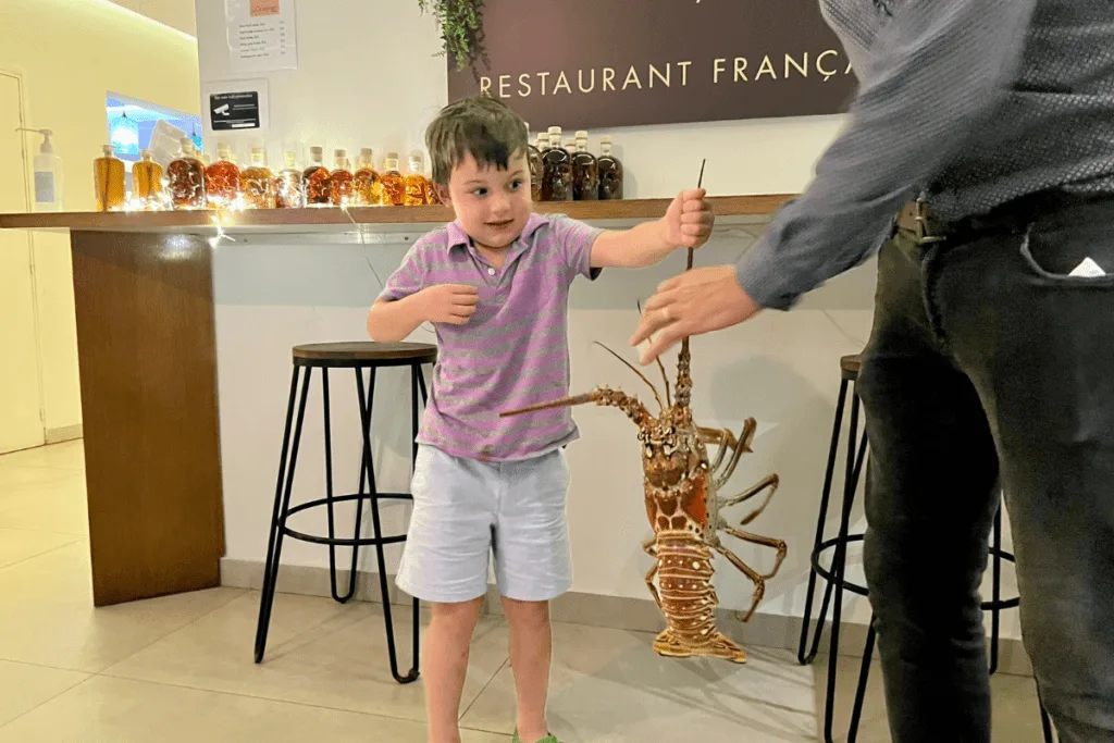 Family-friendly dining at Ocean 82- Saint Martin