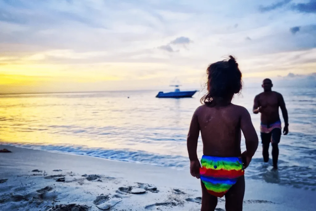 Infographic highlighting why Grenada is one of the best Caribbean islands for families.