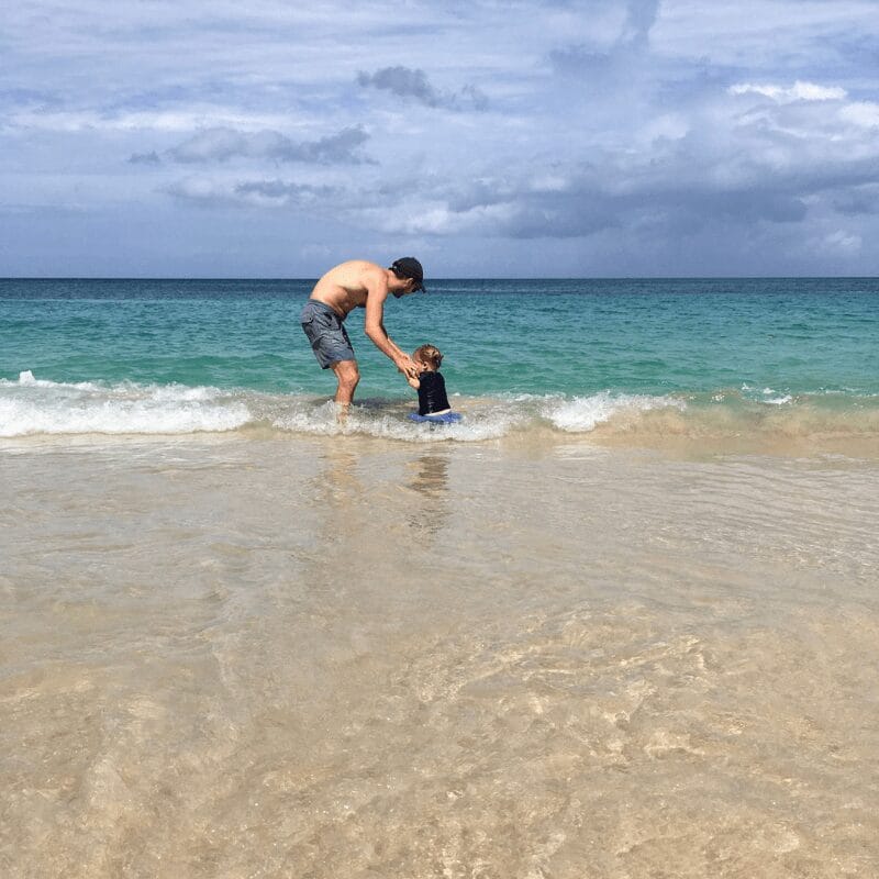 Relax on Grand Anse Beach 